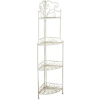 Etagere Balkon-Pflanzgefäß aus Schmiedeeisen, Pflanzenstütze, Blumentopfhalter, Regal für Außen- und Zimmerpflanzen von BISCOTTINI