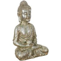 Biscottini - Buddha-Statue aus Harz mit antikem Goldfinish L33xPR23xH51 cm von BISCOTTINI