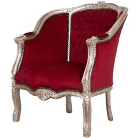 Eingangssessel 80x94x82 Gepolsterter Wohnzimmersessel Stühle mit Armlehnen Schlafzimmersessel aus Samt im französischen Stil Eingangssessel 80x94x82 Gepolsterter Wohnzimmersessel Stühle mit Armlehnen Schlafzimmersessel aus Samt im französischen Stil von BISCOTTINI