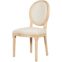Biscottini - Gepolsterter Stuhl aus Massivholz und Stoff. Vintage-Stuhl. Gepolsterter Sessel. Schlafzimmer-Esszimmerstuhl. Moderner Stuhl von BISCOTTINI