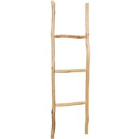 Handtuchhalter Leiter Holz moderner Badezimmerboden Wand zu Wand dekorativer Leiter Handtuchhalter Objekthalter Bücherregal von BISCOTTINI