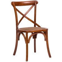 Biscottini - Holzstuhl 88x48x52 cm Rustikale Stühle Vintage Thonet Stuhl Küchenstuhl Esszimmerstuhl Moderner Stuhl Stuhl aus Eschenholz von BISCOTTINI