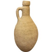 Biscottini - krug amphore kanne vase blumenkasten in terracotta, handgemacht hauseinrichtung garten aussenmasse L27xPR27xH60 cm von BISCOTTINI