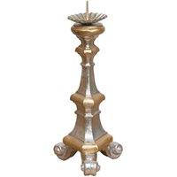 Kerzenleuchter aus Holz mit Blattgold und Blattsilber Finish. Made in Italy Kerzenleuchter aus Holz mit Blattgold und Blattsilber Finish. Made in Italy von BISCOTTINI