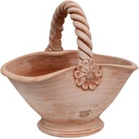 Korb, Terrakotta-Vase. L46XPR34XH46 cm Made in Italy von BISCOTTINI