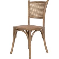 Küchenstuhl 46x90x43 cm Holz- und Rattanstuhl Rustikaler Esszimmerstuhl Moderne Restaurantstühle Vintage Thonet Stuhl von BISCOTTINI