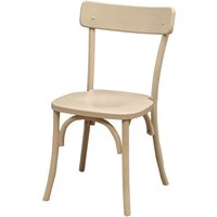 Biscottini - Küchenstuhl 49x88x56 cm Holz- und Rattanstuhl Rustikaler Esszimmerstuhl Moderne Restaurantstühle Vintage Thonet Stuhl von BISCOTTINI