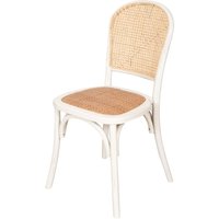 Küchenstuhl Eschenholzstuhl Esszimmerstuhl 89x50x45 cm Moderner Stuhl Thonet Holzstühle und Rattansitz Vintage Stuhl von BISCOTTINI