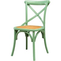 Küchenstuhl Esszimmerstuhl 47x86x52 cm Holz- und Rattanstuhl Thonet Stuhl Moderner Stuhl für Restaurant, Garten Vintage Stuhl von BISCOTTINI