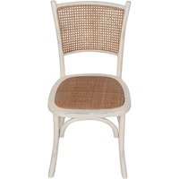 Biscottini - Küchenstuhl aus Holz und Rattan Thonet Stuhl 46x90x43 cm Esszimmerstuhl Restaurantstühle Vintage Stuhl Rustikale Stühle von BISCOTTINI