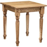 Biscottini - Landhaus Tisch aus massivem Lindenholz L70xPR70xH78 cm. Made in Italy von BISCOTTINI