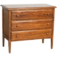 Landhauskommode aus massivem Lindenholz mit Nussbaum-Finish L100xPR48xH85 cm. Made in Italy Landhauskommode aus massivem Lindenholz mit Nussbaum-Finish L100xPR48xH85 cm. Made in Italy von BISCOTTINI