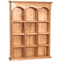 Landhauswandschrank aus massivem Lindenholz natur L54xPR12xH72 cm. Made in Italy von BISCOTTINI