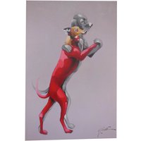 Lgemälde auf Leinwand handgemalte Hunde Lgemälde auf Leinwand handgemalte Hunde von BISCOTTINI