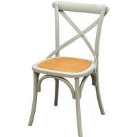 Moderner Holzstuhl 88x48x52 cm Rustikale Stühle Vintage Thonet Stuhl Küche Esszimmer Restaurant Bistro (Grau) von BISCOTTINI