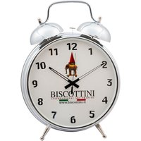 Nachttischwecker, Wanduhr, große Uhr, Tischuhr, analoger Wecker, Metallwecker, dekorative Uhr, 37 x 46 x 15 cm Nachttischwecker, Wanduhr, große Uhr, Tischuhr, analoger Wecker, Metallwecker, dekorative Uhr, 37 x 46 x 15 cm von BISCOTTINI