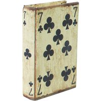 Set 2 Behälter für Spielkarten 7 blumen von BISCOTTINI