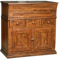 Sideboard aus massivem Lindenholz mit Nussbaum-Finish L100xPR55xH101 cm. Made in Italy Sideboard aus massivem Lindenholz mit Nussbaum-Finish L100xPR55xH101 cm. Made in Italy von BISCOTTINI