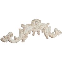 Biscottini - Supraporte aus Holz mit antikiertem weißem Finish L90xPR3xH27 cm. Made in Italy Biscottini - Supraporte aus Holz mit antikiertem weißem Finish L90xPR3xH27 cm. Made in Italy von BISCOTTINI