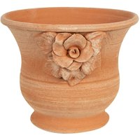 Biscottini - Terracotta Caspò Vase 100% Made in Italy vollständig handgefertigt von BISCOTTINI