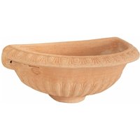 Biscottini - Brunnenwanne Gartenbrunnen aus Terrakotta Wandbrunnen für den Außenbereich Hergestellt in Italien Waschbecken Wanddekoration von BISCOTTINI