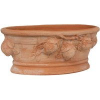 Biscottini - Terrakotta-Schale 100% Made in Italy Vollständig handgefertigt Vase für draußen von BISCOTTINI