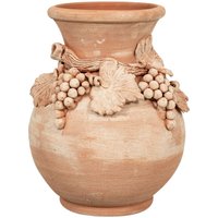 Terrakotta Schirmständer Vase 100% Made in Italy vollständig handgefertigt Outdoor Vase von BISCOTTINI