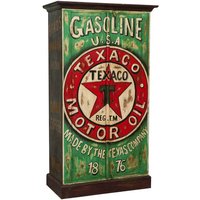 Texaco Öl Werkstattschrank aus Massivholz handbemalt Texaco Öl Werkstattschrank aus Massivholz handbemalt von BISCOTTINI
