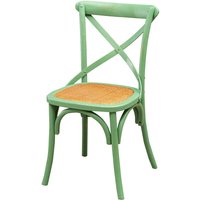 Thonet Stuhl 88x52x48 Eschenholz Stühle Esszimmer Küchenstühle Vintage Stuhl Retro Stühle Holzstuhl gealtertes Holz (Antikgrün) - Antikes grün von BISCOTTINI