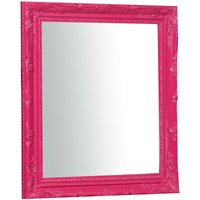 Biscottini - Vertikaler / horizontaler hängender Spiegel L64xPR4xH74 cm in glänzendem Fuchsia-Finish. von BISCOTTINI