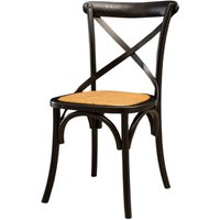 Vintage Thonet Stuhl 50x90x52 cm Rustikaler Holzstuhl Küchen- und Esszimmerstuhl Eschen- und Rattanstühle Moderne Stühle von BISCOTTINI