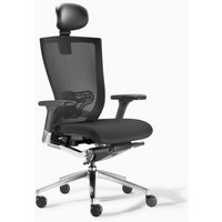 BISLEY Bürodrehstuhl Xchair, Kopfstütze, Synchronmechanik, Lordosenstütze, Netzrücken BISLEY Bürodrehstuhl Xchair, Kopfstütze, Synchronmechanik, Lordosenstütze, Netzrücken von Bisley