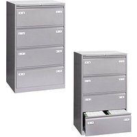BISLEY LIGHT Hängeregistraturschrank silber 4 Schubladen 80,0 x 62,2 x 132,1 cm BISLEY LIGHT Hängeregistraturschrank silber 4 Schubladen 80,0 x 62,2 x 132,1 cm von BISLEY LIGHT