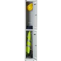 BISLEY LIGHT Spind lichtgrau GL03S2245, 2 Schließfächer 30,0 x 50,0 x 185,0 cm BISLEY LIGHT Spind lichtgrau GL03S2245, 2 Schließfächer 30,0 x 50,0 x 185,0 cm von BISLEY LIGHT