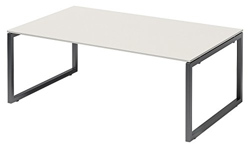BISLEY Cito Chefarbeitsplatz/Konferenztisch, 740 mm höhenfixes O-Gestell, Metall, Gw334 Dekor Grauweiß, Gestell Anthrazitgrau, 120 x 200 x 85 cm BISLEY Cito Chefarbeitsplatz/Konferenztisch, 740 mm höhenfixes O-Gestell, Metall, Gw334 Dekor Grauweiß, Gestell Anthrazitgrau, 120 x 200 x 85 cm von BISLEY