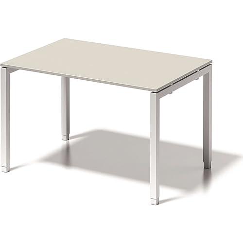 BISLEY Cito Schreibtisch, 650-850 mm höheneinstellbares U-Gestell, Metall, Gw396 Dekor Grauweiß, Gestell Verkehrsweiß, 80 x 120 x 85 cm BISLEY Cito Schreibtisch, 650-850 mm höheneinstellbares U-Gestell, Metall, Gw396 Dekor Grauweiß, Gestell Verkehrsweiß, 80 x 120 x 85 cm von BISLEY