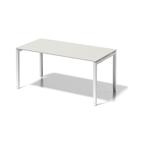 BISLEY Cito Schreibtisch, 650-850 mm höheneinstellbares U-Gestell, Metall, Gw396 Dekor Grauweiß, Gestell Verkehrsweiß, 80 x 160 x 85 cm BISLEY Cito Schreibtisch, 650-850 mm höheneinstellbares U-Gestell, Metall, Gw396 Dekor Grauweiß, Gestell Verkehrsweiß, 80 x 160 x 85 cm von BISLEY