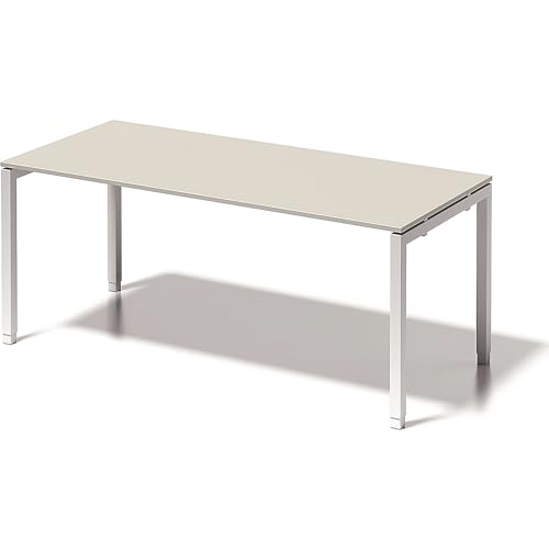 BISLEY Cito Schreibtisch, 650-850 mm höheneinstellbares U-Gestell, Metall, Gw396 Dekor Grauweiß, Gestell Verkehrsweiß, 80 x 180 x 85 cm BISLEY Cito Schreibtisch, 650-850 mm höheneinstellbares U-Gestell, Metall, Gw396 Dekor Grauweiß, Gestell Verkehrsweiß, 80 x 180 x 85 cm von BISLEY