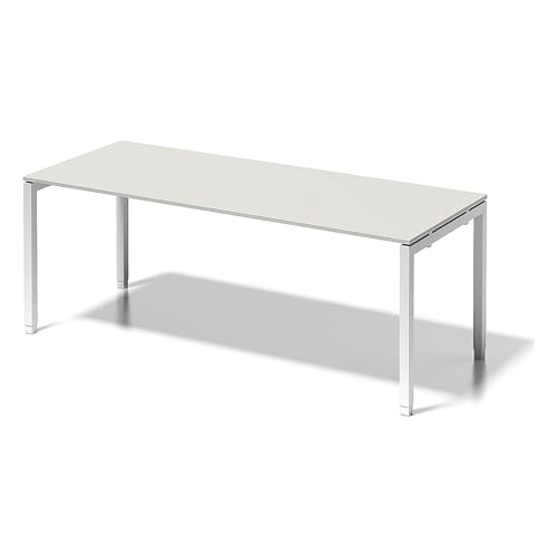 BISLEY Cito Schreibtisch, 650-850 mm höheneinstellbares U-Gestell, Metall, Gw396 Dekor Grauweiß, Gestell Verkehrsweiß, 80 x 200 x 85 cm BISLEY Cito Schreibtisch, 650-850 mm höheneinstellbares U-Gestell, Metall, Gw396 Dekor Grauweiß, Gestell Verkehrsweiß, 80 x 200 x 85 cm von BISLEY