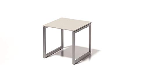BISLEY Cito Schreibtisch, 740 mm höhenfixes O-Gestell, Metall, Gw355 Dekor Grauweiß, Gestell Silber, 80 x 80 x 85 cm BISLEY Cito Schreibtisch, 740 mm höhenfixes O-Gestell, Metall, Gw355 Dekor Grauweiß, Gestell Silber, 80 x 80 x 85 cm von BISLEY