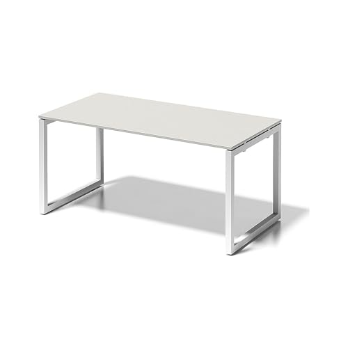 BISLEY Cito Schreibtisch, 740 mm höhenfixes O-Gestell, Metall, Gw396 Dekor Grauweiß, Gestell Verkehrsweiß, 80 x 160 x 85 cm BISLEY Cito Schreibtisch, 740 mm höhenfixes O-Gestell, Metall, Gw396 Dekor Grauweiß, Gestell Verkehrsweiß, 80 x 160 x 85 cm von BISLEY