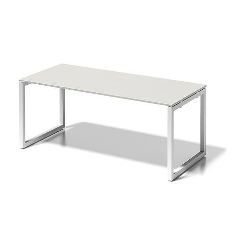 BISLEY Cito Schreibtisch, 740 mm höhenfixes O-Gestell, Metall, Gw396 Dekor Grauweiß, Gestell Verkehrsweiß, 80 x 180 x 85 cm BISLEY Cito Schreibtisch, 740 mm höhenfixes O-Gestell, Metall, Gw396 Dekor Grauweiß, Gestell Verkehrsweiß, 80 x 180 x 85 cm von BISLEY