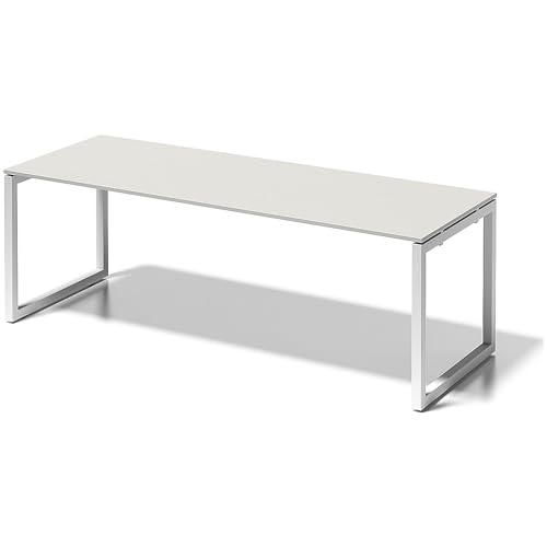 BISLEY Cito Schreibtisch, 740 mm höhenfixes O-Gestell, Metall, Gw396 Dekor Grauweiß, Gestell Verkehrsweiß, 80 x 220 x 85 cm BISLEY Cito Schreibtisch, 740 mm höhenfixes O-Gestell, Metall, Gw396 Dekor Grauweiß, Gestell Verkehrsweiß, 80 x 220 x 85 cm von BISLEY