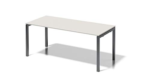 BISLEY Cito Schreibtisch, 740 mm höhenfixes U-Gestell, Metall, Gw334 Dekor Grauweiß, Gestell Anthrazitgrau, 80 x 180 x 85 cm BISLEY Cito Schreibtisch, 740 mm höhenfixes U-Gestell, Metall, Gw334 Dekor Grauweiß, Gestell Anthrazitgrau, 80 x 180 x 85 cm von BISLEY