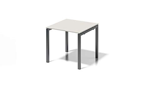 BISLEY Cito Schreibtisch, 740 mm höhenfixes U-Gestell, Metall, Gw334 Dekor Grauweiß, Gestell Anthrazitgrau, 80 x 80 x 74 cm BISLEY Cito Schreibtisch, 740 mm höhenfixes U-Gestell, Metall, Gw334 Dekor Grauweiß, Gestell Anthrazitgrau, 80 x 80 x 74 cm von BISLEY