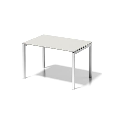 BISLEY Cito Schreibtisch, 740 mm höhenfixes U-Gestell, Metall, Gw396 Dekor Grauweiß, Gestell Verkehrsweiß, 80 x 120 x 85 cm BISLEY Cito Schreibtisch, 740 mm höhenfixes U-Gestell, Metall, Gw396 Dekor Grauweiß, Gestell Verkehrsweiß, 80 x 120 x 85 cm von BISLEY
