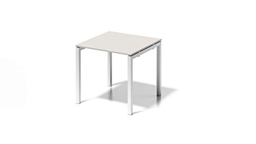 BISLEY Cito Schreibtisch, 740 mm höhenfixes U-Gestell, Metall, Gw396 Dekor Grauweiß, Gestell Verkehrsweiß, 80 x 80 x 74 cm BISLEY Cito Schreibtisch, 740 mm höhenfixes U-Gestell, Metall, Gw396 Dekor Grauweiß, Gestell Verkehrsweiß, 80 x 80 x 74 cm von BISLEY
