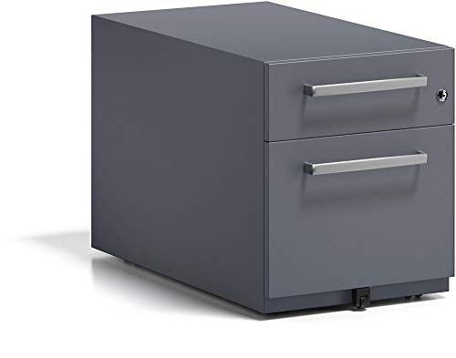 BISLEY Rollcontainer Note mit Griff, 1 Universalschublade, 1 HR-Schublade, Metall, 634 Anthrazitgrau, 77.5 x 42 x 49.5 cm BISLEY Rollcontainer Note mit Griff, 1 Universalschublade, 1 HR-Schublade, Metall, 634 Anthrazitgrau, 77.5 x 42 x 49.5 cm von BISLEY