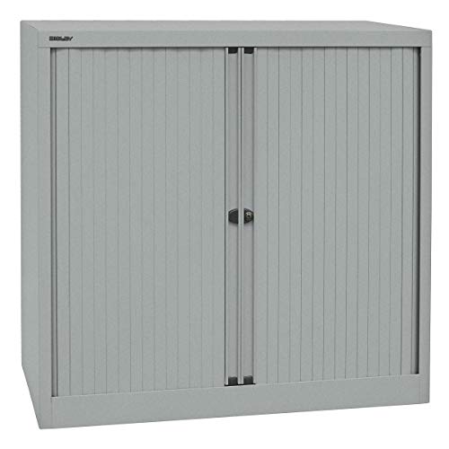 BISLEY Rollladenschrank EuroTambour, 2 Fachböden, 2,5 OH, Metall, Sl355 Rollladen/Korpus Silber, 43 x 100 x 103 cm BISLEY Rollladenschrank EuroTambour, 2 Fachböden, 2,5 OH, Metall, Sl355 Rollladen/Korpus Silber, 43 x 100 x 103 cm von BISLEY