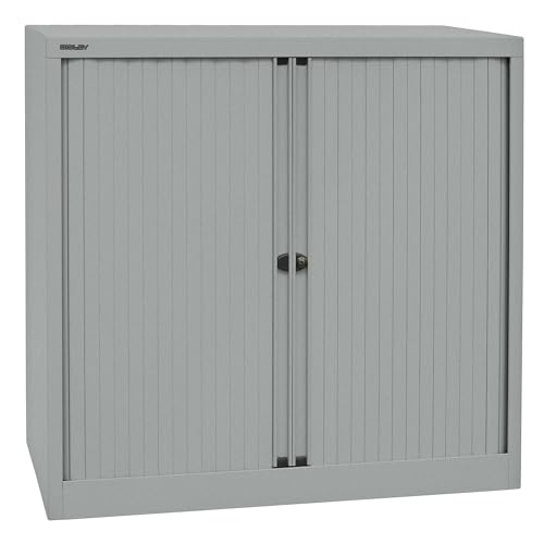 BISLEY Rollladenschrank EuroTambour, 2 Fachböden, 2,5 OH, Metall, Sl355 Rollladen/Korpus Silber, 43 x 100 x 103 cm BISLEY Rollladenschrank EuroTambour, 2 Fachböden, 2,5 OH, Metall, Sl355 Rollladen/Korpus Silber, 43 x 100 x 103 cm von BISLEY